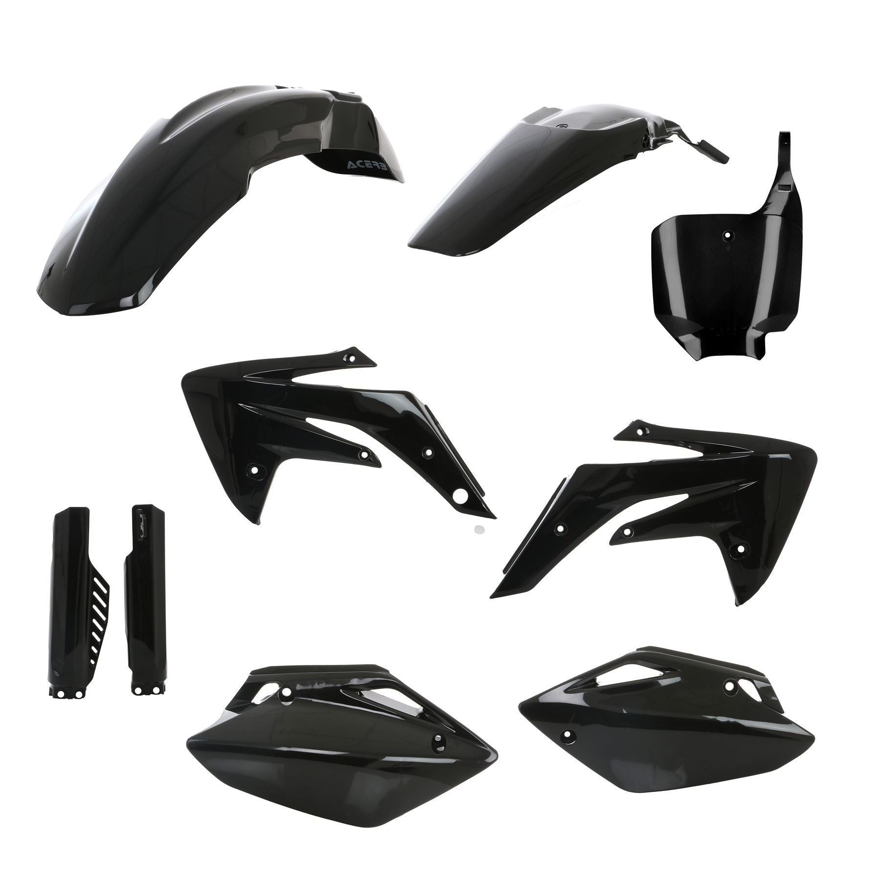 Acerbis Full Plastic Kit Black For Honda CRF 150R 2007-2024